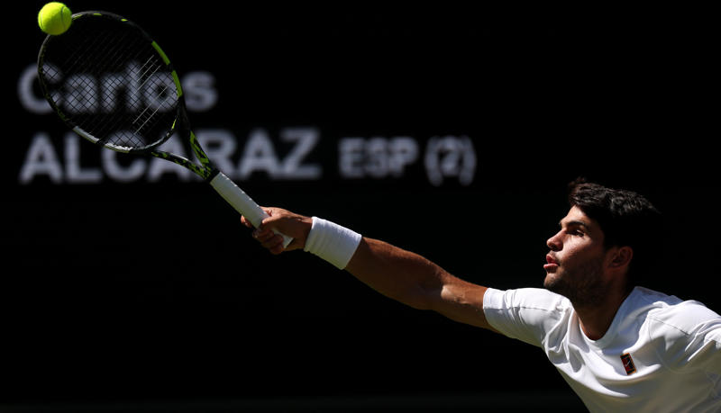 Wimbledon men’s semi-finals live, Sinner on French Open final rematch with Alcaraz, Sinner on Djokovic’s injury woes, Sinner on his first Wimbledon final this Sunday, GAME, SET AND MATCH! SINNER WINS, *Djokovic 3-6 3-6 4-5 Sinner*, *Djokovic 3-6 3-6 3-5 Sinner, Sinner breaks again! Djokovic 3-6 3-6 3-4 Sinner*, *Djokovic 3-6 3-6 3-3 Sinner, Sinner breaks back! Djokovic 3-6 3-6 3-2 Sinner*, *Djokovic 3-6 3-6 3-1 Sinner, Djokovic 3-6 3-6 3-0 Sinner*, Djokovic breaks! Djokovic 3-6 3-6 2-0 Sinner, Djokovic 3-6 3-6 1-0 Sinner*, Djokovic 3-6 3-6 Sinner, Djokovic takes medical timeout! Djokovic 3-6 3-6 Sinner, Djokovic calls trainer! Djokovic 3-6 3-6 Sinner, SECOND SET! Djokovic 3-6 3-6 Sinner, Djokovic 3-6 3-5 Sinner*, *Djokovic 3-6 2-5 Sinner, *Djokovic 3-6 2-5 Sinner, *Djokovic 3-6 2-5 Sinner, Djokovic 3-6 2-4 Sinner*, *Djokovic 3-6 1-4 Sinner, Djokovic 3-6 1-3 Sinner*, *Djokovic 3-6 0-3 Sinner, Djokovic 3-6 0-2 Sinner*, *Djokovic 3-6 0-1 Sinner, FIRST SET! Djokovic 3-6 Sinner*, Djokovic saves set points! *Djokovic 3-5 Sinner, *Djokovic 3-5 Sinner, Djokovic 3-4 Sinner*, *Djokovic 2-4 Sinner, Djokovic 2-3 Sinner*, *Djokovic 1-3 Sinner, Break of serve! Djokovic 1-2 Sinner*, *Djokovic 1-1 Sinner, Here we go..., Djokovic and Sinner on court! Read our match preview, Alcaraz on his hat-trick bid and Djokovic vs Sinner, GAME, SET AND MATCH! ALCARAZ WINS, Alcaraz saves two set points in tiebreak!, Fritz turns tiebreak around..., Alcaraz leads tiebreak at change of ends, *Alcaraz 6-4, 5-7, 6-3, 6-6 Fritz, *Alcaraz 6-4, 5-7, 6-3, 3-3 Fritz, SET! ALCARAZ IN FRONT ONCE MORE, Alcaraz breaks to love, SET! FRITZ TIES SEMI-FINAL OUT OF NOWHERE, Alcaraz 6-4, 4-4 Fritz*, SET! ALCARAZ LEADS SEMI-FINAL, *Alcaraz 3-2 Fritz – eye issue for Spaniard, The key weapon Djokovic has which could beat Sinner, Wimbledon 2025 live: Today’s big story, How Jannik Sinner explained doping contamination to escape serious ban, Sabalenka, fainting fans, and a fall at a familiar hurdle