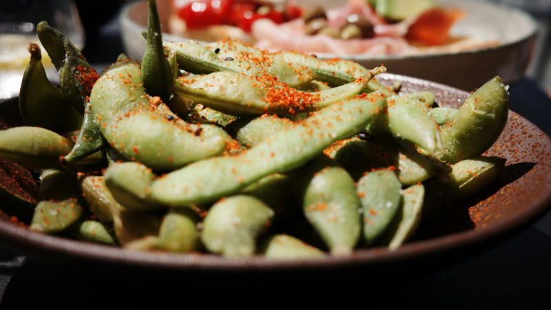 4. Roasted Edamame 1. Pickled Red Onions, 2. Candied Walnuts, 3. Shaved Brussels Sprouts, 4. Roasted Edamame, 5. Grilled Pineapple, 6. Pomegranate Arils, 7. Crushed Seaweed Snacks, 8. Crispy Chickpeas, 9. Sliced Figs, 10. Toasted Quinoa, 11. Diced Green Apple, 12. Crumbled Goat Cheese, 13. Roasted Beets, 14. Spicy Kimchi, 15. Shaved Parmesan Crisps, 16. Grilled Halloumi Cubes, 17. Chopped Medjool Dates, 18. Roasted Delicata Squash, 19. Crispy Shallots, 20. Nori-Wrapped Avocado Slices
