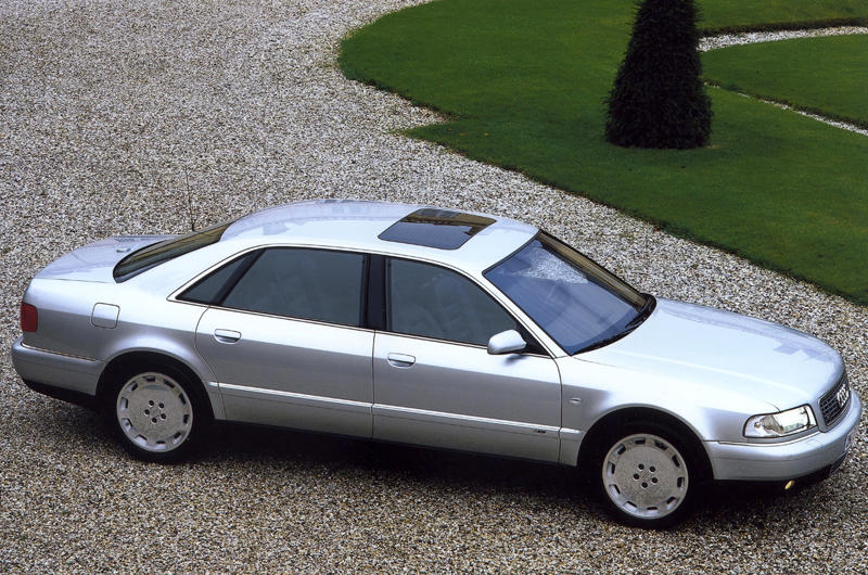 From the tail-end of 1964 to Christmas 2004 were Audi’s glory days., Audi Super 90 (1966), Audi 100 (1968), Audi 100 Coupé S (1969), Audi 50 (1974), Audi 80 GTE (1975), Audi 100 Avant (1976), Audi 200 Turbo (1979), Audi Quattro (1980), Audi Pininfarina Quartz (1981), Audi 100 (1982), Audi Sport Quattro (1984), Audi 80 (1986), Audi 200 Avant (1989), Audi Cabriolet (1991), Audi V8 (1991), Audi RS2 (1994), Audi A8 (1994), Audi A3 (1996), Audi TT (1998), Audi Steppenwolf (2000), Audi A2 (1999), Audi Allroad Quattro (2000), Audi RS 6 (2002), Audi Le Mans Quattro (2003), Audi Q7 V12 (2004)