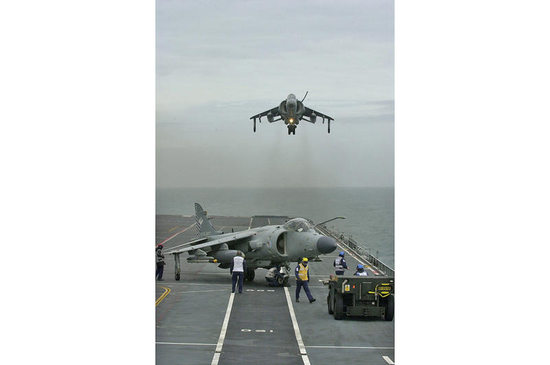 9: The boat 10: Being there, 9: The boat, 8: Vertical/Short Take Off Landing (V/STOL), 7: Canopy, 6: Cockpit, 5: Single seat, 4. Air-to-Air fighting, 4: Air-to-Air fighting, 3: Weapon loads, 2: The big engine, 1: The sum of all brilliant adequacy