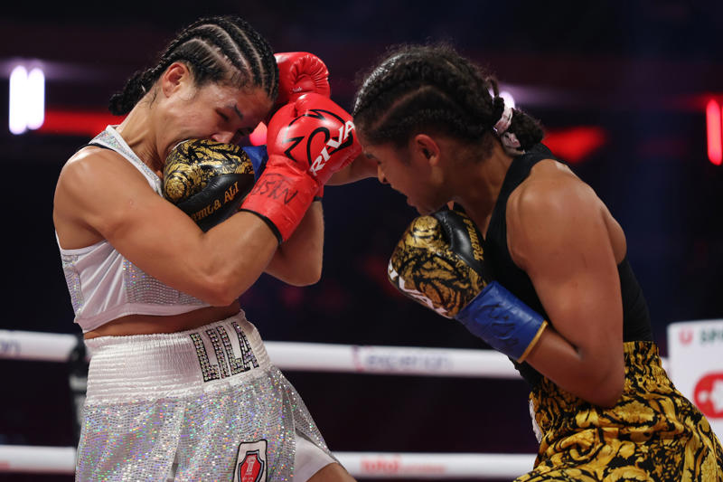 Katie Taylor vs Amanda Serrano 3 latest news, Taylor v Serrano: SPLIT DECISION, Taylor v Serrano: Round 10/10, Taylor v Serrano: Round 9/10, Taylor v Serrano: Round 8/10, Taylor v Serrano: Round 7/10, Taylor v Serrano: Round 6/10, Taylor v Serrano: Round 5/10, Taylor v Serrano: Round 4/10, Taylor v Serrano: Round 3/10, Taylor v Serrano: Round 2/10, Taylor v Serrano: Round 1/10, Taylor v Serrano: Round 1/10, The fighters arrive, The mood at MSG, The background, Now comes the big one..., Baumgartner v Miranda: UNANIMOUS DECISION, Baumgartner v Miranda: Round 10/10, Baumgartner v Miranda: Round 9/10, Baumgartner v Miranda: Round 8/10, Baumgartner v Miranda: Round 7/10, Baumgartner v Miranda: Round 6/10, Baumgartner v Miranda: Round 5/10, Baumgartner v Miranda: Round 4/10, Baumgartner v Miranda: Round 3/10, Baumgartner v Miranda: Round 2/10, Baumgartner v Miranda: Round 1/10, Baumgartner v Miranda: Round 1/10, For the record, What an entrance..., Our penultimate fight..., The fighters react, Marshall v Green: SPLIT DECISION, Marshall v Green: Round 10/10, Marshall v Green: Round 9/10, Marshall v Green: Round 8/10, Marshall v Green: Round 7/10, Marshall v Green: Round 6/10, Marshall v Green: Round 5/10, Marshall v Green: Round 4/10, Marshall v Green: Round 3/10, Marshall v Green: Round 2/10, Marshall v Green: Round 1/10, Marshall v Green: Round 1/10, Marshall v Green, Next up: Savannah Marshall vs Shadasia Green, Taylor and Serrano are in the building, Scotney v Mercado in pictures, Reaction from Scotney, Your new undisputed super-bantamweight champion of the world!, Scotney vs Mercado: Round 10/10, Scotney vs Mercado: Round 9/10, Scotney vs Mercado: Round 8/10, Scotney vs Mercado: Round 7/10, Scotney vs Mercado: Round 6/10, Scotney vs Mercado: Round 5/10, Scotney vs Mercado: Round 4/10, Scotney vs Mercado: Round 3/10, Scotney vs Mercado: Round 2/10, Scotney vs Mercado: Round 1/10, Scotney vs Mercado, Here we go..., A record breaking night?, The first fight on the main card will be...., Time for the proper card, Johnson v Metcalf: Round 9/10 - STOPPAGE, Johnson v Metcalf: Round 8/10, Johnson v Metcalf: Round 7/10, Johnson v Metcalf: Round 6/10, Johnson v Metcalf: Round 5/10, Belts up for grabs, Johnson v Metcalf: Round 4/10, Johnson v Metcalf: Round 3/10, Johnson v Metcalf: Round 2/10, Johnson v Metcalf: Round 1/10, Serrano's view, A word on Shuretta Metcalf, Moving swiftly onwards, Cameron v Camara: Unanimous decision!, Cameron v Camara: Round 10/10, Cameron v Camara: Round 9/10, Cameron v Camara, What has been said ahead of the fight: Katie Taylor, Weigh in results, Who's in the ring now?, Taylor v Serrano rivalry explained, Results are in from the first fight of the night, Taylor v Serrano 3 prediction, Undercard and running order, How to watch Taylor vs Serrano 3, Tonight's timings, Good evening