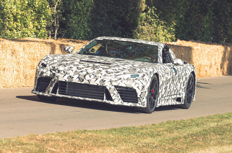 The Goodwood Festival of Speed (10-13 July) is in full swing and it's shaping up to be one of the highlights of the motoring year. Alpine A110 R Ultime, Alpine A290 Rallye, Alpine A390, Alpine Alpenglow Hy6, Aston Martin DBX S, Aston Martin Valhalla, Automobili Mignatta Rina, Bentley Bentayga Speed, BMW M2 CS, BMW Concept Speedtop, BMW Vision Driving Experience, Bovensiepen Zagato, Callum Wood & Pickett Mini, Denza B5, Denza Z9 GT, Ferrari 296 Speciale, Ferrari Amalfi, Ferrari F80, GMA T33 Spider, Honda 0 Series SUV concept, Honda Civic Type R Ultimate, Honda Prelude concept, Honda Super EV Concept, Hyundai Ioniq 6 N, Jaecoo 5, Land Rover Defender Trophy Edition, Lanzante 95-59, Lexus 'LFR', Maserati MCPura, McLaren W1, Mercedes-Benz CLA, MG CyberX, MG Cyberster Black, Praga Bohema, Renault 4, Renault 5 Turbo 3E, TWR Supercat, Xiaomi SU7 Ultra