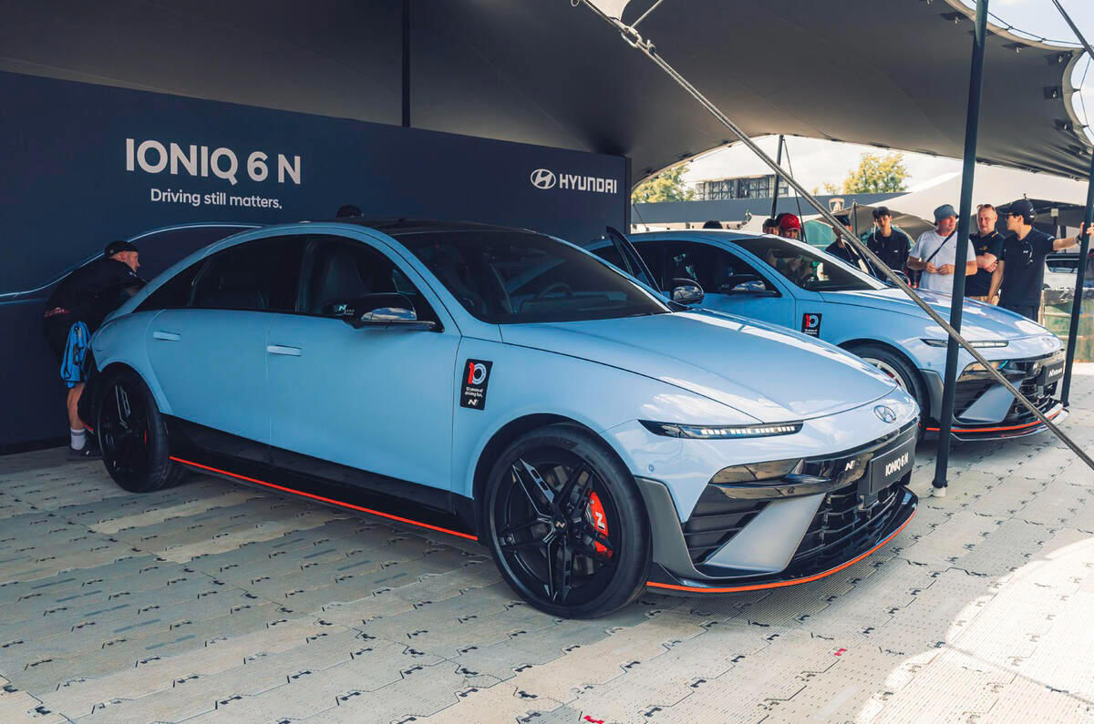 Hyundai Ioniq 6 N Alpine A110 R Ultime, Alpine A290 Rallye, Alpine A390, Alpine Alpenglow Hy6, Aston Martin DBX S, Aston Martin Valhalla, Automobili Mignatta Rina, Bentley Bentayga Speed, BMW M2 CS, BMW Concept Speedtop, BMW Vision Driving Experience, Bovensiepen Zagato, Callum Wood & Pickett Mini, Denza B5, Denza Z9 GT, Ferrari 296 Speciale, Ferrari Amalfi, Ferrari F80, GMA T33 Spider, Honda 0 Series SUV concept, Honda Civic Type R Ultimate, Honda Prelude concept, Honda Super EV Concept, Hyundai Ioniq 6 N, Jaecoo 5, Land Rover Defender Trophy Edition, Lanzante 95-59, Lexus 'LFR', Maserati MCPura, McLaren W1, Mercedes-Benz CLA, MG CyberX, MG Cyberster Black, Praga Bohema, Renault 4, Renault 5 Turbo 3E, TWR Supercat, Xiaomi SU7 Ultra