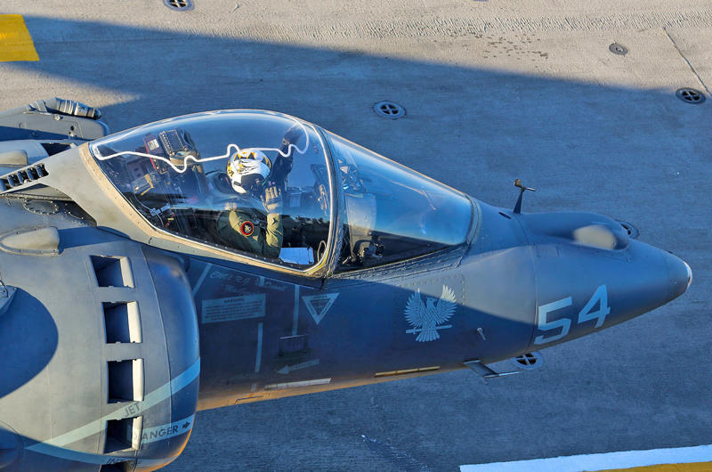 6: Cockpit 10: Being there, 9: The boat, 8: Vertical/Short Take Off Landing (V/STOL), 7: Canopy, 6: Cockpit, 5: Single seat, 4. Air-to-Air fighting, 4: Air-to-Air fighting, 3: Weapon loads, 2: The big engine, 1: The sum of all brilliant adequacy