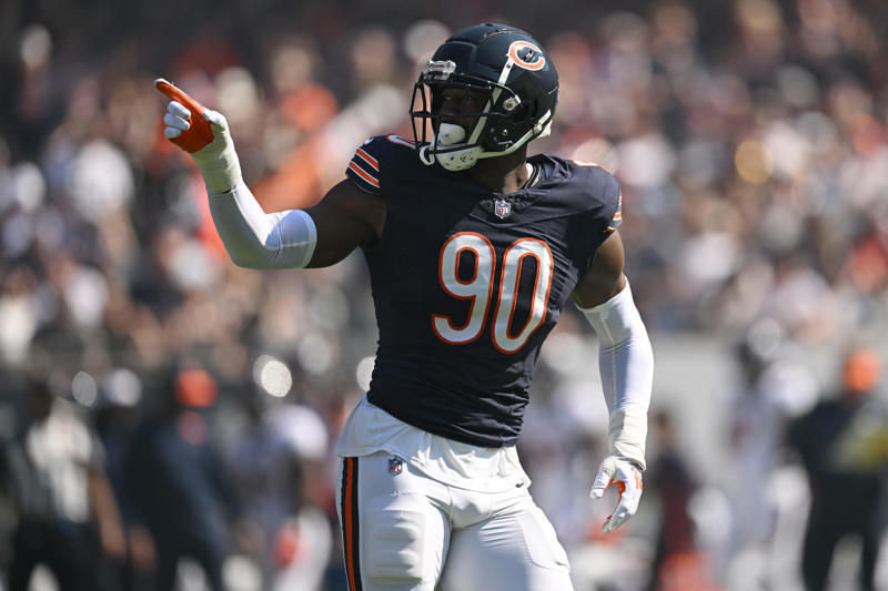 1. WR Tyler Scott, 2. OL Ryan Bates, 3. OL Doug Kramer, 4. DT Zacch Pickens, 5. DE Dominique Robinson