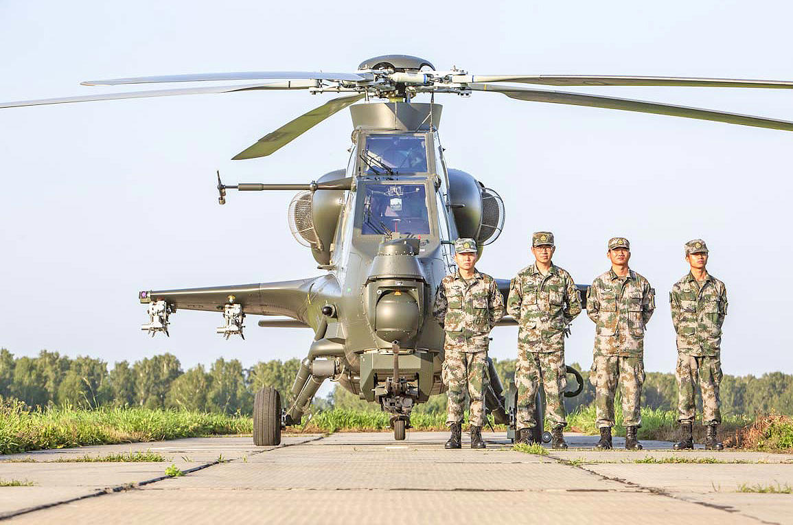 10: Eurocopter Tiger, 9: HAL Prachand, 8: Denel Rooivalk, 7: Agusta A129 Mangusta, 6: Chinese Aircraft Industries Group (CAIC) Z-10, 5: Kamov Ka-50/52 (NATO codename ‘Hokum’), 5: Kamov Ka-50/52, 4: Mil Mi-24/25/35 (NATO codename ‘Hind’), 3: Mil Mi-28 ‘Havoc’, 2: Bell AH-1Z Viper, 1: AH-64 Apache