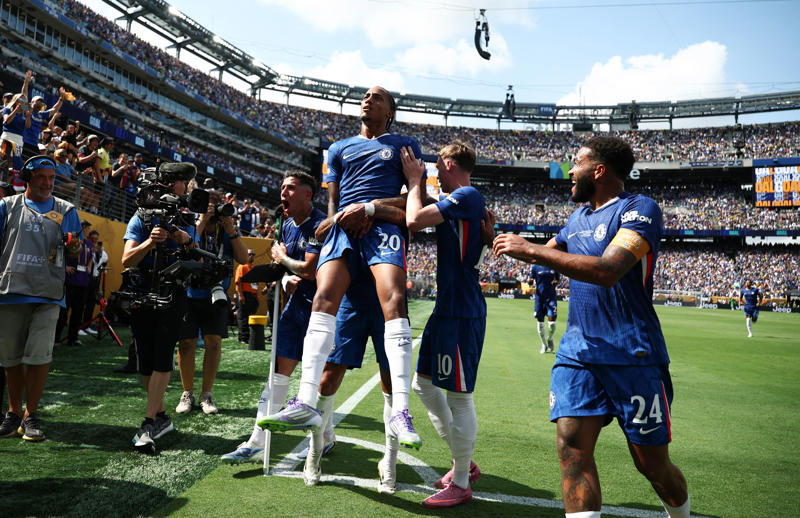 Chelsea v PSG - Club World Cup final updates, Chelsea 3-0 PSG, RED CARD! Joao Neves (PSG), Chelsea 3-0 PSG, Chelsea 3-0 PSG, Chelsea 3-0 PSG, Chelsea 3-0 PSG, Chelsea 3-0 PSG, Chelsea 3-0 PSG, Chelsea 3-0 PSG, Chelsea 3-0 PSG, Chelsea 3-0 PSG, Chelsea 3-0 PSG, Chelsea 3-0 PSG, Chelsea 3-0 PSG, Chelsea 3-0 PSG, Half-time: Chelsea 3-0 PSG, PSG's nuclear-style response hasn't come, Half-time: Chelsea 3-0 PSG, Half-time: Chelsea 3-0 PSG, Chelsea 3-0 PSG, GOAL! Chelsea 3-0 PSG (Joao Pedro, 43 min), Chelsea 2-0 PSG, Chelsea 2-0 PSG, Chelsea 2-0 PSG, The Cole Palmer show, Chelsea 2-0 PSG, GOAL! Chelsea 2-0 PSG (Palmer, 28 min), Cooling break, GOAL! Chelsea 1-0 PSG (Palmer, 22 min), Chelsea 0-0 PSG, Chelsea 0-0 PSG, Chelsea 0-0 PSG, Chelsea 0-0 PSG, Everyone thought that was in, Chelsea 0-0 PSG, Chelsea 0-0 PSG, Fans have turned up for the occasion, Chelsea 0-0 PSG, Kick-off! Chelsea 0-0 PSG, Chelsea v PSG – live, Donald Trump in the house for an American celebration, Chelsea v PSG – live, An extravagant pre-final ceremony, Chelsea’s Levi Colwill lauds ‘scary good’ team-mate Cole Palmer, Chelsea players train in the heat, Team news, Police on high alert in France for Club World Cup final, 🏆 Total prize pool, 💸 Participation payments (guaranteed), 💰 Performance bonuses (added to participation), 🏅 Maximum potential earnings, Club World Cup final results, How to watch the Club World Cup final, Chelsea v PSG - Club World Cup final