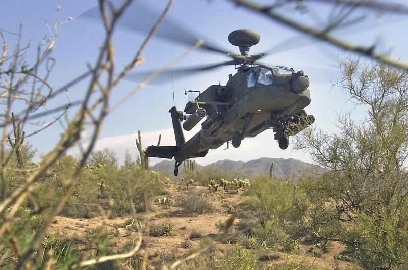 10: Eurocopter Tiger, 9: HAL Prachand, 8: Denel Rooivalk, 7: Agusta A129 Mangusta, 6: Chinese Aircraft Industries Group (CAIC) Z-10, 5: Kamov Ka-50/52 (NATO codename ‘Hokum’), 5: Kamov Ka-50/52, 4: Mil Mi-24/25/35 (NATO codename ‘Hind’), 3: Mil Mi-28 ‘Havoc’, 2: Bell AH-1Z Viper, 1: AH-64 Apache