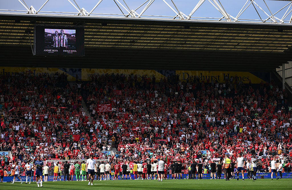 Preston vs Liverpool LIVE, FULL-TIME! Preston 1-3 Liverpool, FULL-TIME! Preston 1-3 Liverpool, FULL-TIME! Preston 1-3 Liverpool, FULL-TIME! Preston 1-3 Liverpool, FULL-TIME! Preston 1-3 Liverpool, FULL-TIME! Preston 1-3 Liverpool, Preston 1-3 Liverpool, GOAL! Preston 1-3 Liverpool, Preston 1-2 Liverpool, GOAL! Preston 1-2 Liverpool, Preston 0-2 Liverpool, Preston 0-2 Liverpool, Preston 0-2 Liverpool, Preston 0-2 Liverpool, Preston 0-2 Liverpool, Preston 0-2 Liverpool, Preston 0-2 Liverpool, Preston 0-2 Liverpool, Preston 0-2 Liverpool, Preston 0-2 Liverpool, GOAL! Preston 0-2 Liverpool, Preston 0-1 Liverpool, Preston 0-1 Liverpool, KICK-OFF! Preston 0-1 Liverpool, HALF-TIME! Preston 0-1 Liverpool, HALF-TIME! Preston 0-1 Liverpool, HALF-TIME! Preston 0-1 Liverpool, Preston 0-1 Liverpool, Preston 0-1 Liverpool, Preston 0-1 Liverpool, Preston 0-1 Liverpool, GOAL! Preston 0-1 Liverpool, Preston 0-0 Liverpool, Preston 0-0 Liverpool, Preston 0-0 Liverpool, Preston 0-0 Liverpool, Preston 0-0 Liverpool, Preston 0-0 Liverpool, Preston 0-0 Liverpool, Liverpool fans pay tributes to Diogo Jota, Preston 0-0 Liverpool, Preston 0-0 Liverpool, Preston 0-0 Liverpool, Preston 0-0 Liverpool, Preston 0-0 Liverpool, KICK-OFF! Preston 0-0 Liverpool, Preston vs Liverpool LIVE, Preston vs Liverpool LIVE, Preston vs Liverpool LIVE, Team news, Preston vs Liverpool LIVE, Tributes to begin soon, How can I watch the match?, Liverpool's pre-season, What are the tributes taking place at Deepdale?, Team news, Liverpool pre-season friendlies 2025: Full schedule and results, Liverpool to retire No 20 shirt in memory of Diogo Jota, How can I watch the match?, When is Preston vs Liverpool?, Good afternoon