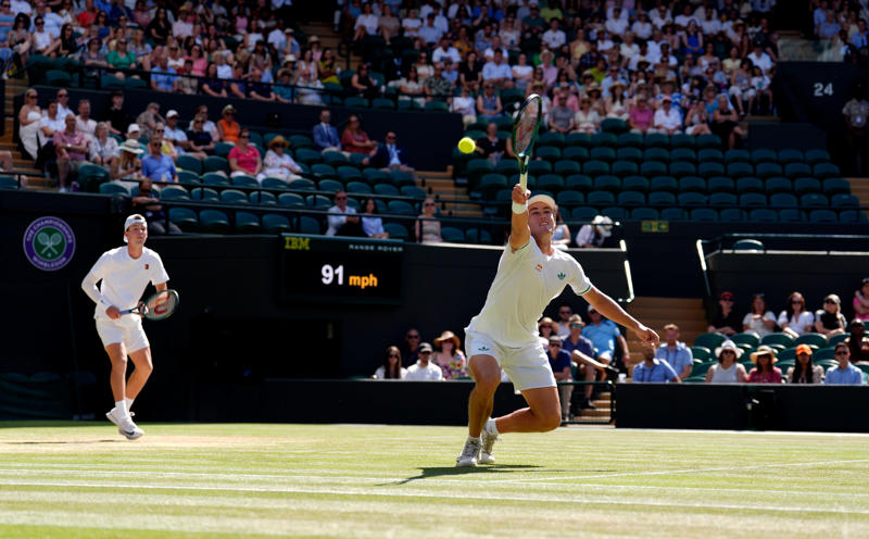 Wimbledon 2025: Women's singles final - Swiatek vs Anisimova, Iga Swiatek is the Wimbledon champion!, Iga Swiatek is the Wimbledon champion!, Swiatek serves for the championship, Swiatek serves for the championship, Swiatek serves for the championship, Swiatek breaks again, Swiatek holds, Deuce on Swiatek serve, Swiatek goes double break up, Deuce on Anisimova serve, Swiatek holds, Swiatek breaks immediately at start of second set, Swiatek seals first set in double-quick time, Anisimova cumbling on Centre Court, Swiatek escapes trouble to hold, Swiatek breaks again, Swiatek backs up the break with a service hold, Swiatek breaks immediately against nervous Anisimova, Wimbledon final – Anisimova v Swiatek, Wimbledon final – Anisimova v Swiatek, Elsewhere at Wimbledon today, Royalty in the box, Centre Court filling up for Anisimova v Swiatek, Princess of Wales introduced to wheelchair singles champion before women's final, Anisimova hopes to inspire with her comeback story, Princess of Wales arrives to attend the women's singles final, Preview: The key battle at the heart of Wimbledon final, Cash and Glasspool revel in Wimbledon triumph, Pel and Hijikata salute 'crazy ride', Summary: Cash and Glasspool make British tennis history, Cash and Glasspool clinch Wimbledon doubles title, Cash and Glasspool clinch Wimbledon doubles title, Cash and Glasspool clinch Wimbledon doubles title, Men's doubles final in second-set tie-break, Boys doubles final on Court One, British duo level in second set of men's doubles final, Hewett and Reid beaten in wheelchair doubles final, British pair lead men's doubles final, Hewett and Reid edge towards second set, Cash and Glasspool make fast start on Centre, Hewett and Reid lose first set, Cash and Glasspool can make history, Order of play, Anisimova can become third American major champion of 2025, Swiatek closing in on hardest piece of career grand slam, Swiatek closing in on hardest piece of career grand slam, Swiatek closing in on hardest piece of career grand slam, Amanda Anisimova profile: The prodigy who quit tennis, Amanda Anisimova profile: The prodigy who quit tennis, Amanda Anisimova profile: The prodigy who quit tennis, Amanda Anisimova profile: The prodigy who quit tennis, Amanda Anisimova ready to face ‘inspiration’ Iga Swiatek in Wimbledon final, Sinner on facing Alcaraz tomorrow, Grigor Dimitrov provides injury update from hospital after Wimbledon heartbreak, Sinner overcomes injured Djokovic to book Alcaraz rematch in men's singles final, Day 13 order of play - Saturday 12 July