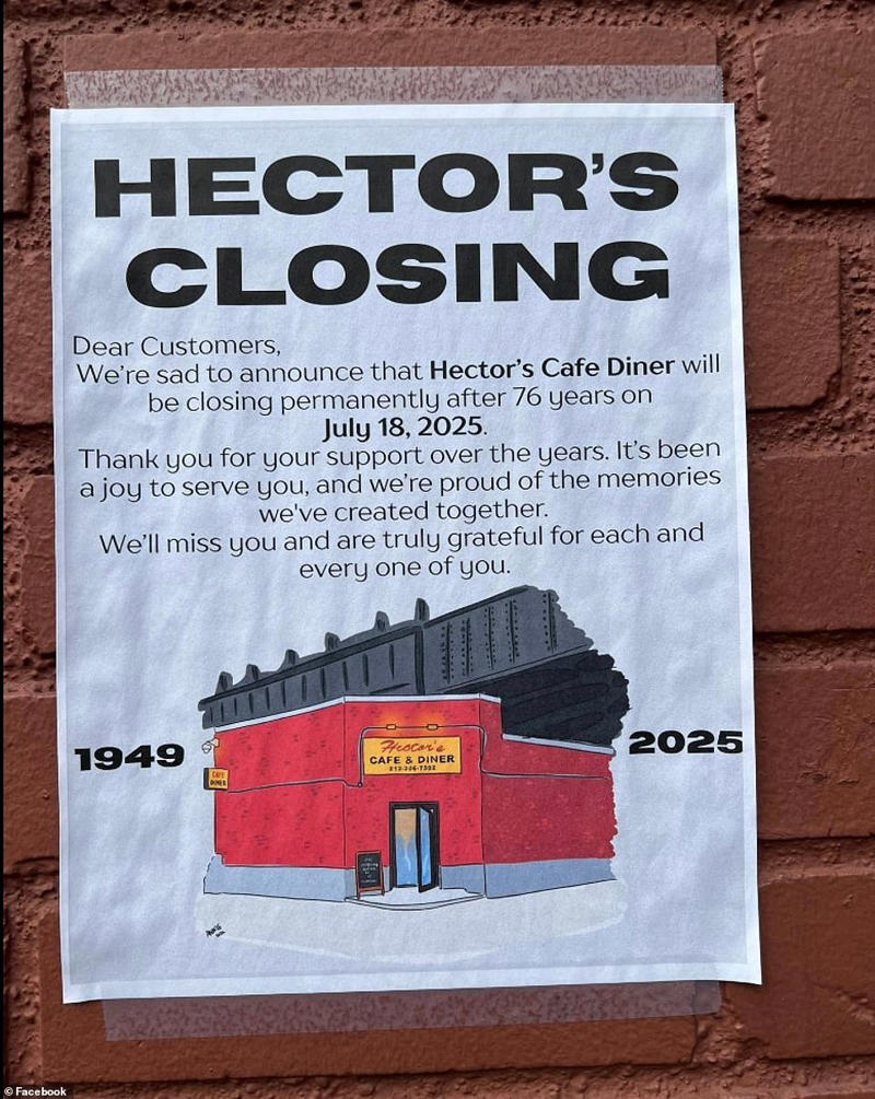 New York diner shuts down after 76 years