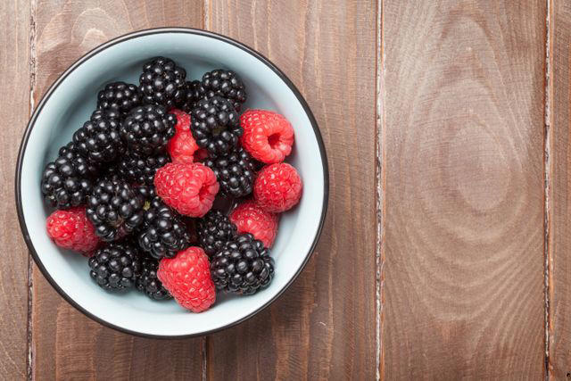 Blackberries and Raspberries, Grapefruit, Jackfruit, Passion Fruit