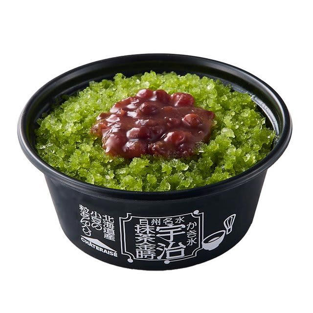 抹茶×粒餡が王道の美味しさ♡『白州名水かき氷 宇治抹茶金時 北海道産小豆の粒あん入り』, 風味豊かな小豆の美味しさを実感！『白州名水かき氷 練乳金時 北海道産小豆の甘納豆入り』, 青梅の爽やかさと食感がポイント！甘酸っぱさが夏にぴったりな『白州名水かき氷 つぶつぶ青梅』, 和食材が見事にマッチした『白州名水かき氷Premium やわらか練乳氷 香ばしきなこ 北海道産あずき＆黒蜜使用』, 桃の香りと甘みを堪能できる♡『白州名水かき氷Premium やわらか練乳氷 山梨県産白桃』