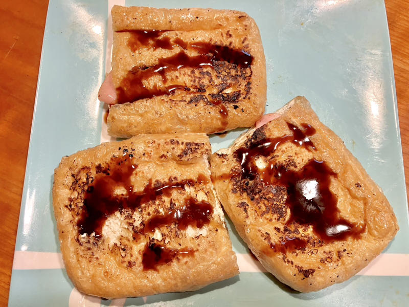 ・1つめ　味噌汁, ・2つめ　ハムカツ風, ・3つめ　いなり寿司, ・汎用性が高すぎた