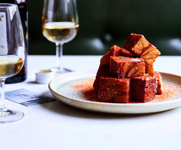 Best potato bake recipes to make in 2025,          Crisp potato bake recipe with barrel-aged feta      ,          Bar Rochford’s salt and vinegar potato galette with tomato spices      ,          Pavé de boeuf with Roquefort sauce and gratin dauphinoise      