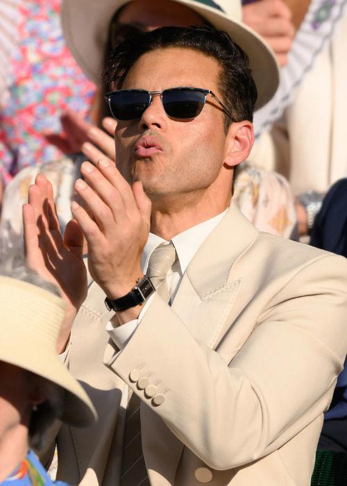 David Beckham- Custom Tudor Black Bay Chrono, Mirka Federer- Platinum Rolex Day-Date with Emerald Details, Eddie Redmayne- Omega Seamaster Aqua Terra, Andrew Garfield- Omega De Ville Trésor, Roger Federer- Rolex Sea-Dweller 40 (White Rolesor), Molly-Mae Hague- Patek Philippe Nautilus in Rose Gold, Nick Jonas- Vintage Rolex Day-Date 4, Russell Crowe- Rolex Cosmograph Daytona (Turquoise Dial), Leonardo DiCaprio- Rolex Submariner No Date, Bukayo Saka- Patek Philippe Nautilus Chronograph, Rami Malek- Cartier Tank Must, Daniel Ricciardo- Patek Philippe Aquanaut Chronograph