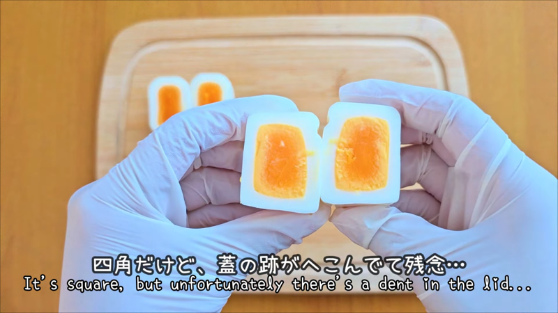 教えてくれたのは……みさべんさん, お家にあるもので簡単に作れる四角いゆで卵, 四角いゆで卵の作り方, 詳しくはこちらの動画で！