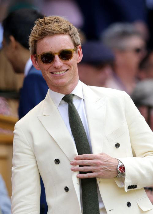David Beckham- Custom Tudor Black Bay Chrono, Mirka Federer- Platinum Rolex Day-Date with Emerald Details, Eddie Redmayne- Omega Seamaster Aqua Terra, Andrew Garfield- Omega De Ville Trésor, Roger Federer- Rolex Sea-Dweller 40 (White Rolesor), Molly-Mae Hague- Patek Philippe Nautilus in Rose Gold, Nick Jonas- Vintage Rolex Day-Date 4, Russell Crowe- Rolex Cosmograph Daytona (Turquoise Dial), Leonardo DiCaprio- Rolex Submariner No Date, Bukayo Saka- Patek Philippe Nautilus Chronograph, Rami Malek- Cartier Tank Must, Daniel Ricciardo- Patek Philippe Aquanaut Chronograph