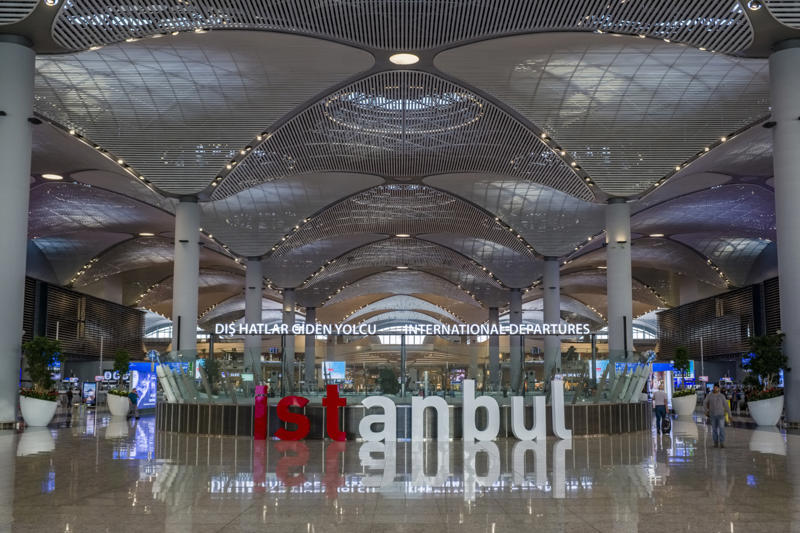 Istanbul Airport (IST), Turkey Marrakesh Menara Airport (RAK), Morocco, Singapore Changi Airport (SIN), Singapore, Istanbul Airport (IST), Turkey, Hong Kong International Airport (HKG), Hong Kong, Haneda Airport (HND), Tokyo, Japan, Zurich Airport (ZRH), Switzerland, Dubai International Airport (DXB), UAE, Incheon International Airport (ICN), South Korea, Hamad International Airport (DOH), Doha, Qatar, Kansai International Airport (KIX), Osaka, Japan, Adolfo Suárez Madrid-Barajas Airport (MAD), Spain, Heydar Aliyev International Airport (GYD), Baku, Azerbaijan, O'Hare International Airport (ORD), Chicago, US, Zayed International Airport (AUH), Abu Dhabi, UAE