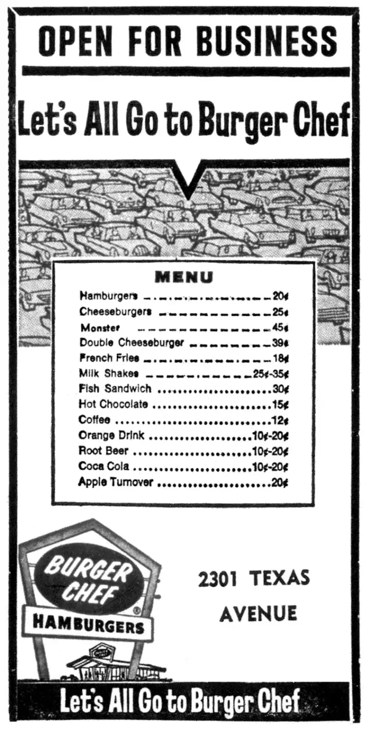1. Carnation Instant Breakfast, 2. Paul Mall Gold 100's, 3. Stuckey’s, 4. Holiday Inn, 6. Mcdonald's, 7. Miller Beer, 8. KitchenAid, 9. Kellogg’s Pop-Tarts, 10. Hunt's Manwich Sandwich Sauce, 11. Coca-Cola, 12. h.i.s. Menswear, 13. Jell-O, 14. Bullwinkle Watch, 15. Mountain Dew, 16. Tampax, 17. Silva Thins, 18. Canada Dry, 19. Farrell's Ice Cream Parlour, 20. Schwinn Bicycle, 21. Rambler by American Motors, 22. Master Charge, 23. Cadillac, 24. Kohler, 25. Honeywell Kitchen Computer, 26. Piggly Wiggly, 27. Moon Wagon, 28. Tootsie Rolls, 29. Dixie Cups, 30. Kraft Macaroni and Cheese, 31. Union 76, 32. General Electric, 33. Winston, 34. North Electric Co, 35. One-A-Day Vitamins, 36. L&amp;M, 37. Burger Chef, 38. Dr Pepper, 39. Sanatogen Tonic Wine, 40. Buick, 41. HARLON Indoor/Outdoor Carpet, 42. Hot Wheels Grand Prix, 43. The Great ‘Jeep’ Escape, 44. Jenos Pizza Rolls, 45. Stouffer’s Grilled Salisbury Steak, 46. Clearasil New-Hope Soap, 47. Parker Brothers Inc, 48. Breck Creme Rinse