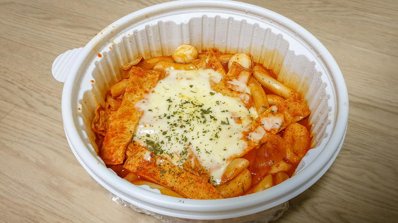 Buldak Chicken Soondubu Jjigae, Cheesy Corn, Japchae Noodles, Buldak Chicken, Grilled Or Broiled Salted Mackerel, Dduk Guk, Bibimbap, Kalguksu, Gyeran Mari