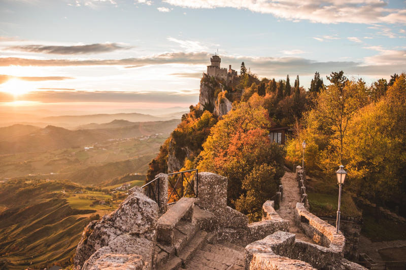 City of San Marino, San Marino Wherever you go, you'll find espresso, The Espresso-Index, Most expensive: Copenhagen, Denmark, Bern, Switzerland, Reykjavík, Iceland, Paris, France, Monaco, Montecarlo, Vienna, Austria, London, England, Stockholm, Sweden, Luxembourg, Athens, Greece, Oslo, Norway, Amsterdam, Netherlands, Brussels, Belgium, Tallinn, Estonia, Dublin, Ireland, Riga, Latvia, Prague, Czech Republic, Madrid, Spain, Bratislava, Slovakia, Berlin, Germany, Vilnius, Lithuania, Ljubljana, Slovenia, Nicosia, Cyprus, Budapest, Hungary, Warsaw, Poland, Bucharest, Romania, Zagreb, Croatia, Valletta, Malta, Sofia, Bulgaria, Podgorica, Montenegro, Belgrade, Serbia, Sarajevo, Bosnia & Herzegovina, Chișinău, Moldova, Lisbon, Portugal, Rome, Italy, Andorra la Vella, Principality of Andorra, City of San Marino, San Marino, Pristina, Kosovo, Skopje, North Macedonia, Tirana, Albania, But watch out!