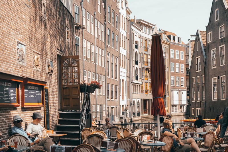 Amsterdam, Netherlands Wherever you go, you'll find espresso, The Espresso-Index, Most expensive: Copenhagen, Denmark, Bern, Switzerland, Reykjavík, Iceland, Paris, France, Monaco, Montecarlo, Vienna, Austria, London, England, Stockholm, Sweden, Luxembourg, Athens, Greece, Oslo, Norway, Amsterdam, Netherlands, Brussels, Belgium, Tallinn, Estonia, Dublin, Ireland, Riga, Latvia, Prague, Czech Republic, Madrid, Spain, Bratislava, Slovakia, Berlin, Germany, Vilnius, Lithuania, Ljubljana, Slovenia, Nicosia, Cyprus, Budapest, Hungary, Warsaw, Poland, Bucharest, Romania, Zagreb, Croatia, Valletta, Malta, Sofia, Bulgaria, Podgorica, Montenegro, Belgrade, Serbia, Sarajevo, Bosnia & Herzegovina, Chișinău, Moldova, Lisbon, Portugal, Rome, Italy, Andorra la Vella, Principality of Andorra, City of San Marino, San Marino, Pristina, Kosovo, Skopje, North Macedonia, Tirana, Albania, But watch out!