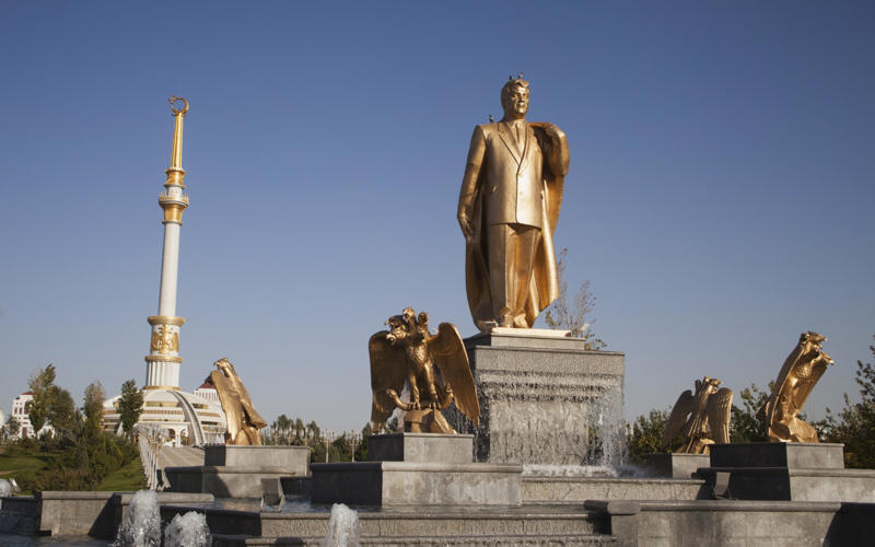 Turkmenistan: dystopia in the desert, Uzbekistan: shimmering Silk Road sites, Tajikistan: Rahmon is watching you, Kyrgyzstan: wild upland beauty, Kazakhstan: deep canyons and flat whites