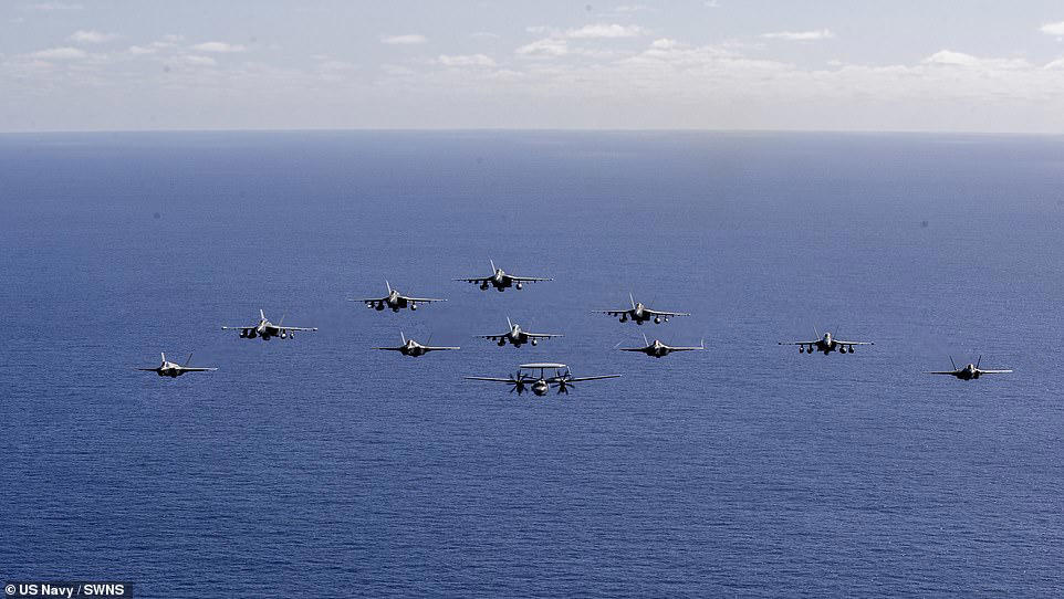 US and UK's show of strength to China