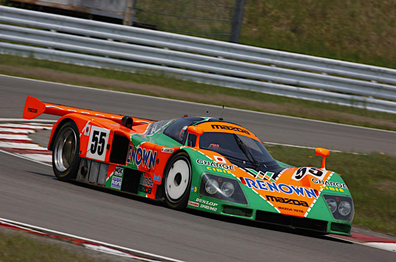 19. Mazda 787B (1991) 1. Mazda R360 (1960), 2. Mazda B-series (1961), 3. Mazda P360 Carol (1962), 4. Mazda Familia (1963), 5. Mazda B-series (1965), 6. Mazda Bongo (1966), 7. Mazda Luce (1966), 8. Mazda Cosmo Sport (1967), 9. Mazda Luce R130 (1969), 10. Mazda RX-2 (1970), 11. Mazda RX-3 (1971), 12. Mazda Chantez (1972), 13. Mazda RX-4 (1972), 14. Mazda RX-5 (1975), 15. Mazda RX-7 (1978), 16. Mazda 323 (1980), 17. Mazda MX-5 (1989), 18. Eunos Cosmo (1990), 19. Mazda 787B (1991), 20. Mazda MX-3 (1991), 21. Autozam AZ-1 (1992), 22. Mazda Xedos 6 (1992), 23. Mazda 323F (1993), 24. Mazda Bongo Friendee (1995), 25. Mazda Demio (1996), 26. Mazda MX-5 (1998)