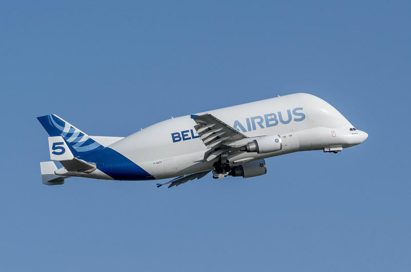 5: Airbus BelugaST 10: Fairchild Republic A-10 Thunderbolt II, 9: Burnelli UB-14, 8: Boeing X-32, 7: British Aerospace Nimrod AEW. 3, 6: Aviation Traders ATL-98 Carvair, 5: Airbus BelugaST, 4: Transavia PL-12 Airtruk, 3: Stipa-Caproni, 2: McDonnell XF-85 Goblin, 1: PZL M-15 Belphegor