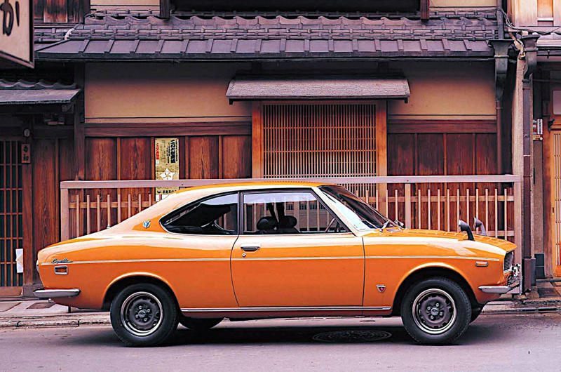 10. Mazda RX-2 (1970) 1. Mazda R360 (1960), 2. Mazda B-series (1961), 3. Mazda P360 Carol (1962), 4. Mazda Familia (1963), 5. Mazda B-series (1965), 6. Mazda Bongo (1966), 7. Mazda Luce (1966), 8. Mazda Cosmo Sport (1967), 9. Mazda Luce R130 (1969), 10. Mazda RX-2 (1970), 11. Mazda RX-3 (1971), 12. Mazda Chantez (1972), 13. Mazda RX-4 (1972), 14. Mazda RX-5 (1975), 15. Mazda RX-7 (1978), 16. Mazda 323 (1980), 17. Mazda MX-5 (1989), 18. Eunos Cosmo (1990), 19. Mazda 787B (1991), 20. Mazda MX-3 (1991), 21. Autozam AZ-1 (1992), 22. Mazda Xedos 6 (1992), 23. Mazda 323F (1993), 24. Mazda Bongo Friendee (1995), 25. Mazda Demio (1996), 26. Mazda MX-5 (1998)