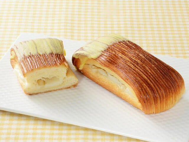 暑い夏にぴったり！さっぱりレモンを楽しめるパン3種, ①バター香るパンスイス レモン＆チーズクリーム, ②レモンタルタルチキンパン, ③レモン蒸しケーキ 4個入