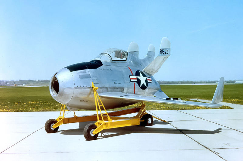 2: McDonnell XF-85 Goblin 10: Fairchild Republic A-10 Thunderbolt II, 9: Burnelli UB-14, 8: Boeing X-32, 7: British Aerospace Nimrod AEW. 3, 6: Aviation Traders ATL-98 Carvair, 5: Airbus BelugaST, 4: Transavia PL-12 Airtruk, 3: Stipa-Caproni, 2: McDonnell XF-85 Goblin, 1: PZL M-15 Belphegor