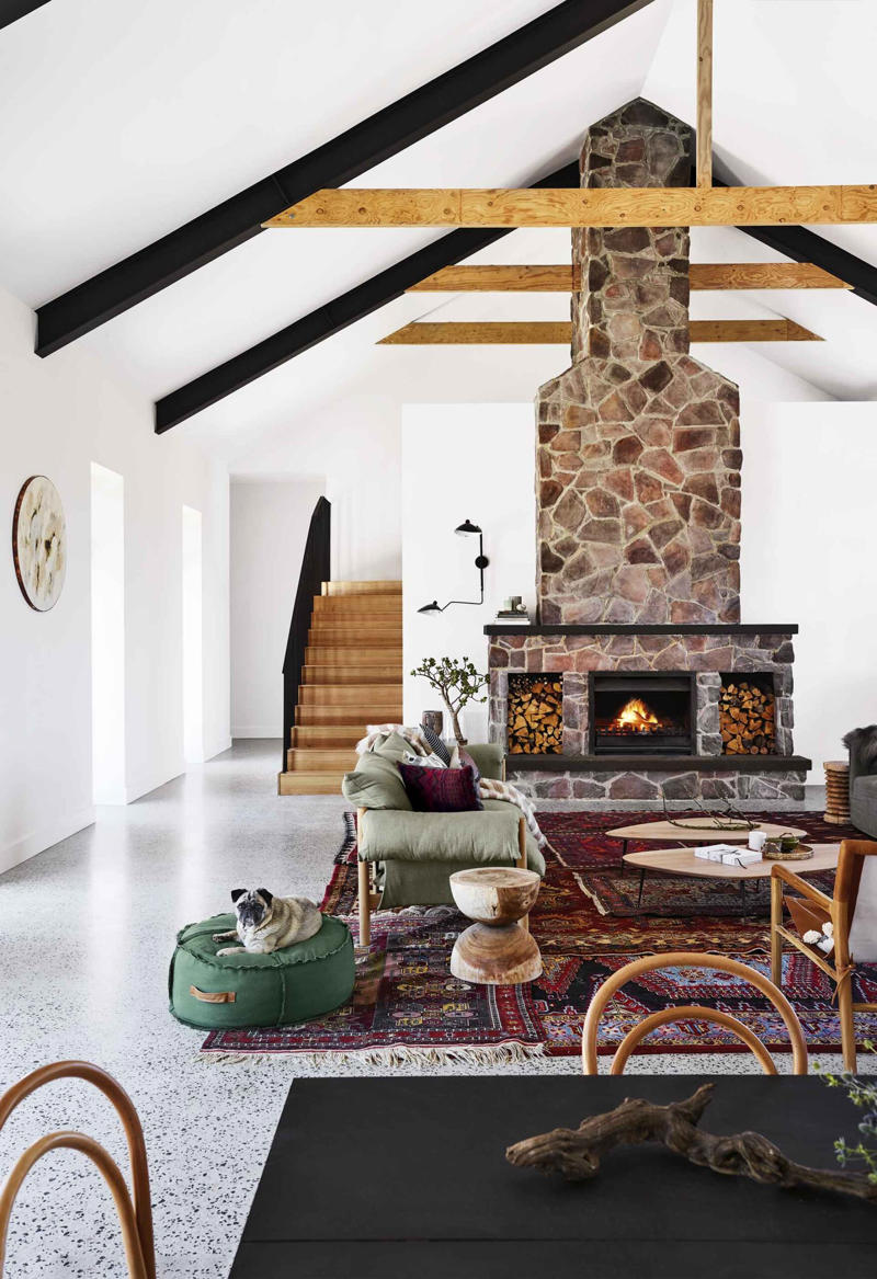 What are some of the key design elements of barn houses?, 23 modern barn-style houses with design ideas to inspire,      A barn house with waterfront views    ,      The Little Red Barn   ,      Port Farm   ,      A shed conversion in the Scenic Rim    ,      Black &amp; Bright alpine stay   ,      An 1880s red farmhouse   ,      An eco-friendly family home   ,      The Barn at Rangeview   ,      The classic barn-style house   ,      The Highlands Black Barn   ,      A barn-style new build   ,      Two barns on a biodynamic farm   ,      A barn conversion   ,      The Sir George   ,      Monochromatic barn house   ,      A barn-style home in the Wolgan Valley   ,      A European-inspired brick barn   ,      Modern barn home   ,      Barn-style beach house   ,      A cosy country farmhouse   ,      A country retreat with alpine style    ,      An interior designer’s highlands weekender   ,      A Queensland pool house   , What is the difference between a barndo and a barn-style house?, What is the difference between a barn house and a farmhouse?, Are barn-style houses cheap to build?