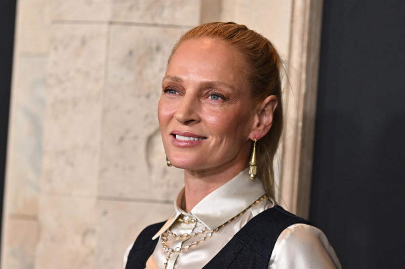 Uma Thurman '90s fashion icons: then and now, Gwen Stefani, Sarah Jessica Parker, Backstreet Boys, Christina Aguilera, Spice Girls, Courtney Love, Mary-Kate and Ashley Olsen, Will Smith, Karyn Parsons, Gabrielle Union, Lisa Bonet, Alicia Silverstone, Brandy Norwood, Drew Barrymore, Naomi Campbell, Liv Tyler, Winona Ryder, Jennifer Aniston, Jennifer Anniston, Uma Thurman, Christina Applegate, Claire Danes, Kate Moss, Fiona Apple, Janet Jackson