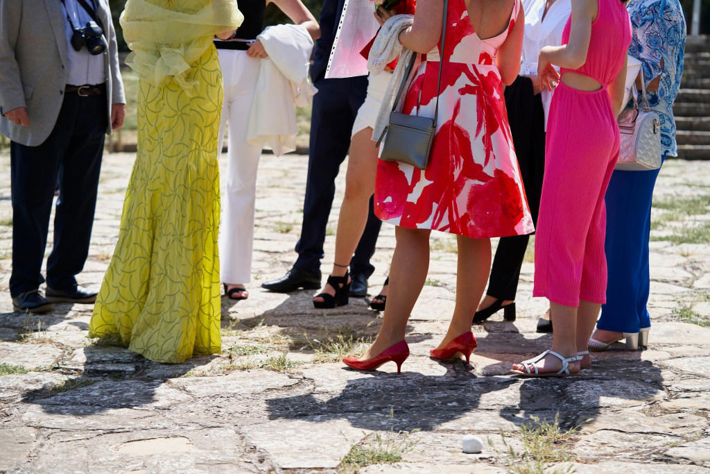8. Being the person who complains 1. Showing up late, 2. Bringing a plus one without asking, 2. Wearing the same colour as the bridal party, 3. Disrespecting religious rituals, 4. Causing a distraction, 5. Interrupting the speeches, 7. Not buying a present, 8. Being the person who complains