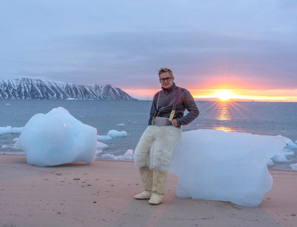 Incredible photos show huge iceberg drifting dangerously close to shore
