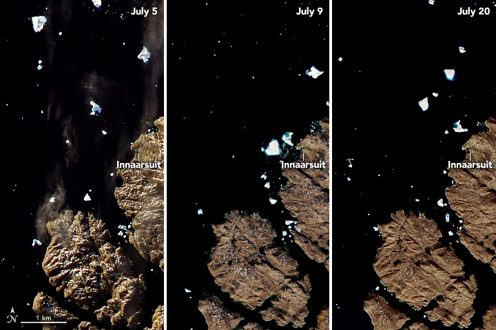 Incredible photos show huge iceberg drifting dangerously close to shore