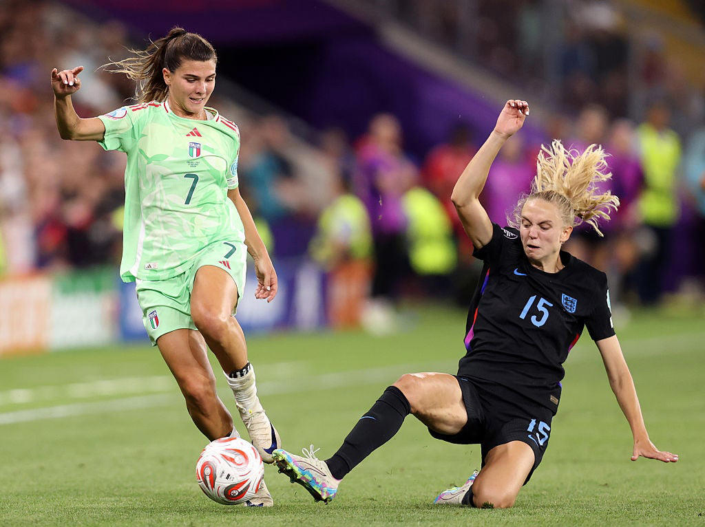 England v Italy: Women's Euro 2025 latest news and reaction, Chloe Kelly had 'no doubt' about taking penalty, Agyemang recalls journey from ball girl to star, Kelly gets her confidence from 'myself', England are living a ‘fantasy’ at Euro 2025 – now they must get real, 'A minute away from the dream', 'I'm sad but we can be strong' – Cantore, Girelli sets sights on 2027 World Cup in Brazil, Soncin: Sometimes you don't get what you deserve, 'Michelle showed up again and saved the day', 'Michelle deserves her flowers', Italy rue 'cruel' semi-final heartbreak, ‘Inevitable’ Michelle Agyemang has left Lionesses with one choice for Euro 2025 final, The sass, swagger and dark times behind Chloe Kelly’s unbreakable confidence, Ian Wright's hilarious reaction to England semi-final win caught on camera, Chloe Kelly sends England into final, Michelle Agyemang rescues England, When is the Euro 2025 final and who will England play?, England saviour Michelle Agyemang ‘something special’ says Sarina Wiegman, Ian Wright demands one England change for Women’s Euro 2025 final, England suffer major injury blow with Lauren James doubtful for Euro 2025 final, England player ratings vs Italy as substitutes inspire the impossible once again, Chloe Kelly delivers another miracle to extend an unbelievable England trend, Oh what a night