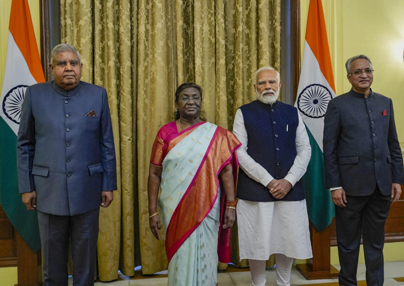 President: The President of India, the Commander-in-Chief of the armed forces, is elected by the members of the electoral college, comprising representatives from both houses of Parliament and state assemblies. He lives in the Rashtrapati Bhavan, the largest presidential residence globally, and has the highest-paid government position. (File Pic)