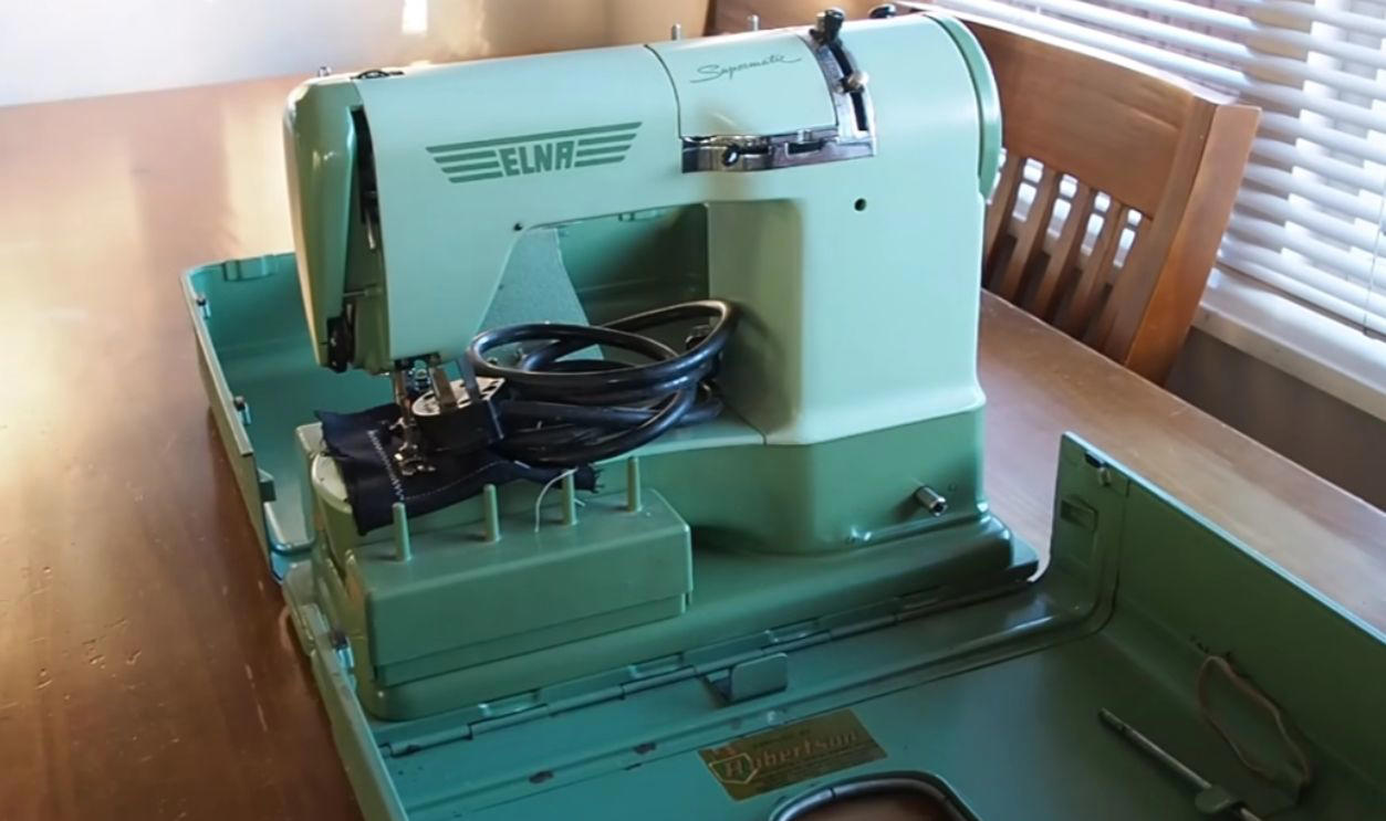 Elna Supermatic Sewing Legends That Refuse To Retire, Singer Featherweight 221/222K, Singer Model 15, Singer Model 66 "Red Eye", Singer Model 301/301A, Singer Model 99, Singer Model 500 "Rocketeer", Bernina 830 Record, Bernina 730 Record, Pfaff 130, Pfaff 260 Automatic, Pfaff 1222, Necchi Supernova BU, Necchi Mirella, Necchi Lydia 3, Elna Grasshopper, Elna Supermatic, Brother Charger 651, Brother Select-O-Matic, New Home/Janome Model 532, New Home Light Running, White Family Rotary, Wheeler & Wilson No. 9