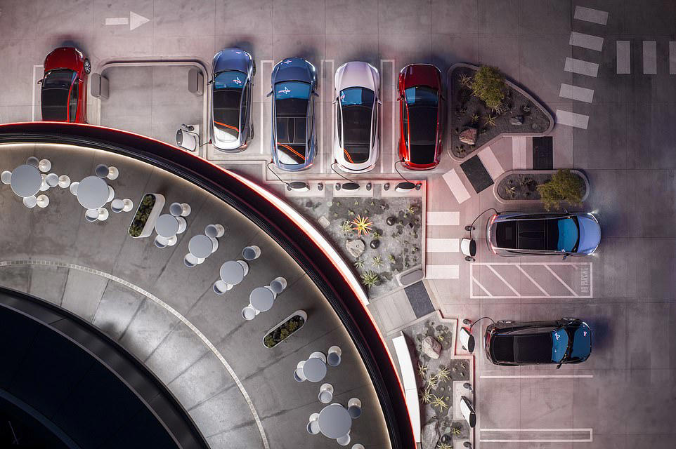 Tesla opens its first diner in Hollywood