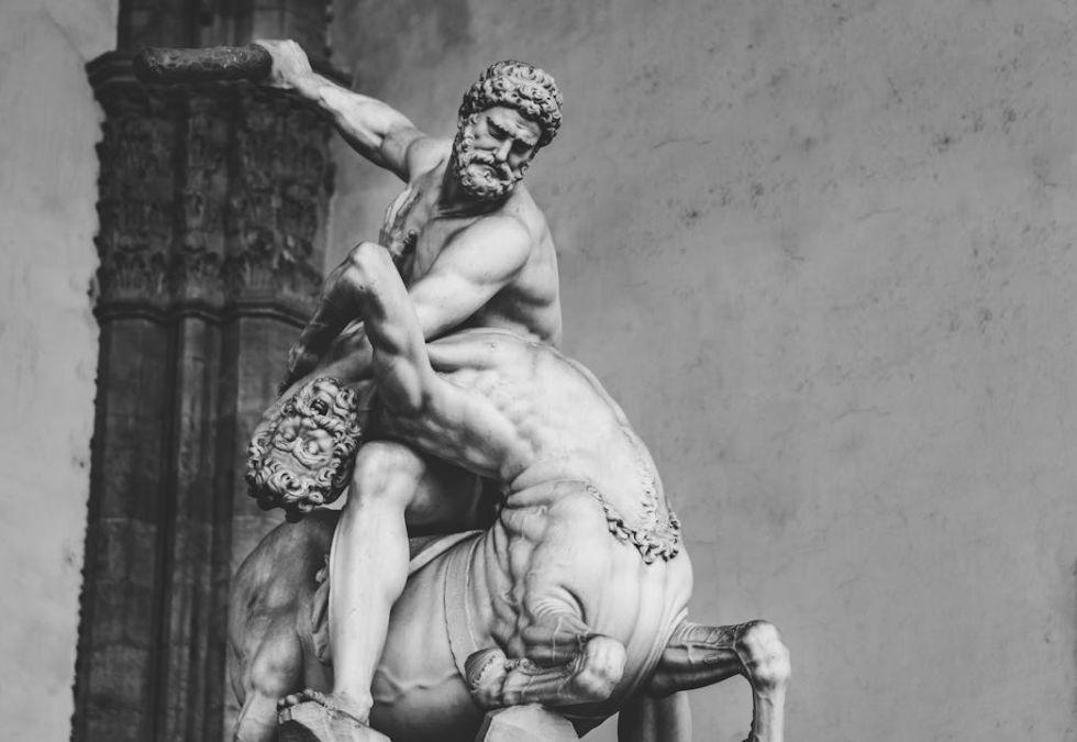 5. Hercules 1. King Arthur, 2. Robin Hood, 3. Jesus of Nazareth, 4. Helen of Troy, 5. Hercules, 6. Buddha (Siddhartha Gautama), 7. Dracula (Vlad the Impaler), 8. Mulan, 9. Odysseus, 10. Socrates, 11. Gilgamesh, 12. St. Nicholas (Santa Claus), 13. Ragnar Lothbrok, 14. Confucius, 15. Joan of Arc, 16. King Solomon, 17. Achilles, 18. Attila the Hun, 19. Pythagoras, 20. William Tell, 21. Zoroaster, 22. King Priam of Troy