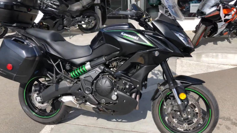 7. Kawasaki Versys 650 LT ABS 1. 1991 Harley‑Davidson Sportster 883, 2. 1997 Bimota V‑Due, 3. 2014 Honda CTX1300, 4. 2005 Hyosung GT650R, 5. Piatti Scooter, 6. 2017 Harley‑Davidson Street Rod, 7. Suzuki RE5 (1974–1976), 8. BMW K1 (1988–1993), 9. Honda Big Ruckus/PS250 (2004–2007), 10. Royal Enfield Himalayan (2016– ), 1. Kawasaki Vulcan 1700 Voyager ABS, 2. Kawasaki Versys 1000 SE LT+, 3. Honda Gold Wing Tour, 4. Honda Gold Wing (Base Model), 5. Kawasaki Concours 14, 6. Suzuki V‑Strom 650, 7. Kawasaki Versys 650 LT ABS, 8. BMW R1250 RT, 9. BMW F750 GS, 10. Honda CBR650R