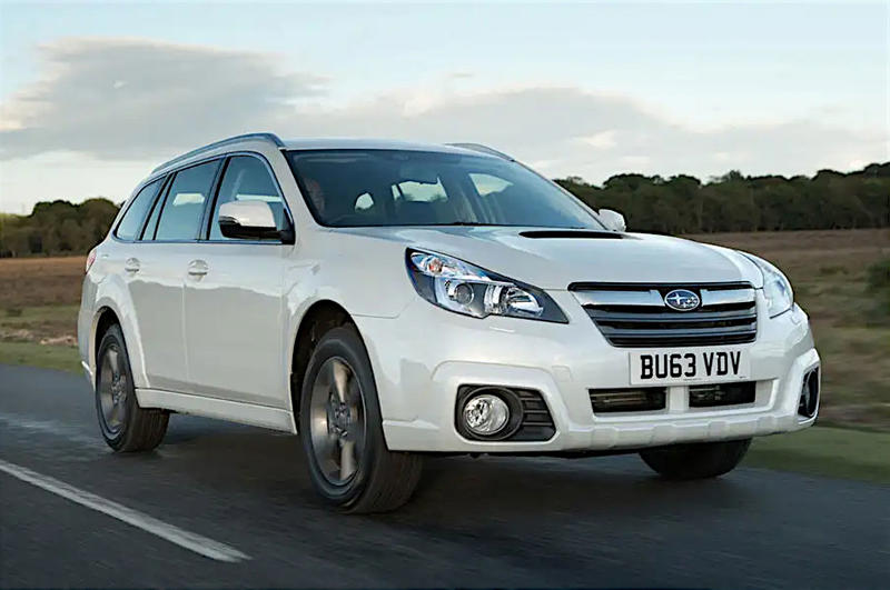 Subaru: 3.6 litres Citroen: 3.0 litres, Subaru: 3.6 litres, Acura: 3.7 litres, Honda: 3.9 litres, Volvo: 4.4 litres, Lancia: 4.9 litres, Land Rover: 5.0 litres, Infiniti: 5.6 litres, Nissan: 5.6 litres, Lexus: 5.7 litres, Toyota: 5.7 litres, Porsche: 5.7 litres, Opel: 6.0 litres, Jaguar: 6.0 litres, Maserati: 6.0 litres, Saab: 6.0 litres, Volkswagen: 6.0 litres, McLaren: 6.1 litres, Vauxhall: 6.2 litres, Alfa Romeo: 6.3 litres, Audi: 6.3 litres, Ferrari: 6.5 litres, Lamborghini: 6.5 litres, AMC: 6.6 litres, Hummer: 6.6 litres, BMW: 6.75 litres, Fiat: 6.8 litres, Aston Martin: 7.3 litres, Buick: 7.5 litres, Ford: 7.5 litres, Oldsmobile: 7.5 litres, Pontiac: 7.5 litres, Lincoln: 7.6 litres, Mercedes-Benz: 7.7 litres, Rolls-Royce: 7.7 litres, Bentley: 8.0 litres, Chevrolet: 8.1 litres, Cadillac: 8.2 litres, Chrysler/Dodge: 8.4 litres, Renault: 9.1 litres, Peugeot: 11.1 litres, Bugatti: 12.8 litres