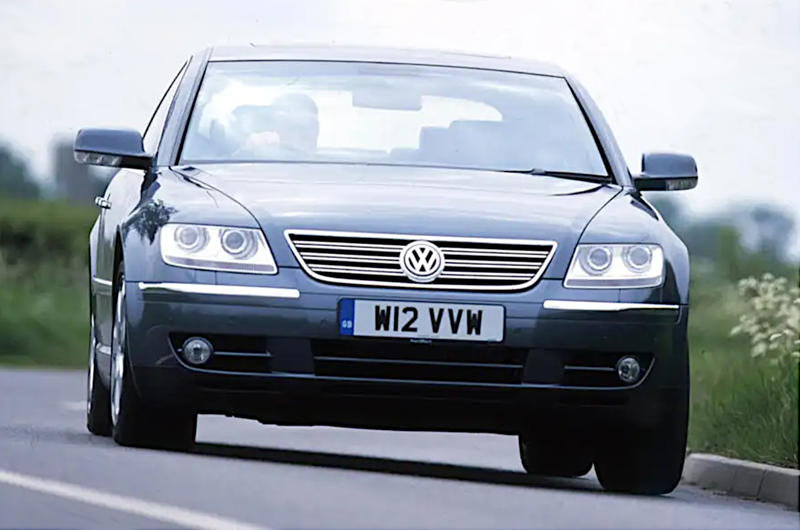 Citroen: 3.0 litres, Subaru: 3.6 litres, Acura: 3.7 litres, Honda: 3.9 litres, Volvo: 4.4 litres, Lancia: 4.9 litres, Land Rover: 5.0 litres, Infiniti: 5.6 litres, Nissan: 5.6 litres, Lexus: 5.7 litres, Toyota: 5.7 litres, Porsche: 5.7 litres, Opel: 6.0 litres, Jaguar: 6.0 litres, Maserati: 6.0 litres, Saab: 6.0 litres, Volkswagen: 6.0 litres, McLaren: 6.1 litres, Vauxhall: 6.2 litres, Alfa Romeo: 6.3 litres, Audi: 6.3 litres, Ferrari: 6.5 litres, Lamborghini: 6.5 litres, AMC: 6.6 litres, Hummer: 6.6 litres, BMW: 6.75 litres, Fiat: 6.8 litres, Aston Martin: 7.3 litres, Buick: 7.5 litres, Ford: 7.5 litres, Oldsmobile: 7.5 litres, Pontiac: 7.5 litres, Lincoln: 7.6 litres, Mercedes-Benz: 7.7 litres, Rolls-Royce: 7.7 litres, Bentley: 8.0 litres, Chevrolet: 8.1 litres, Cadillac: 8.2 litres, Chrysler/Dodge: 8.4 litres, Renault: 9.1 litres, Peugeot: 11.1 litres, Bugatti: 12.8 litres