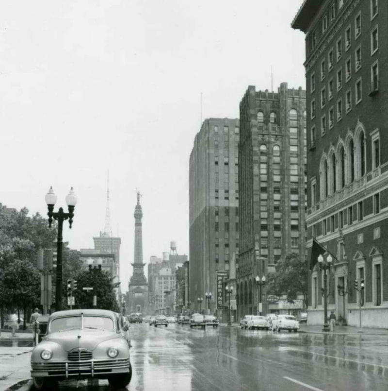 23. A rainy day in Downtown, Indianapolis, Indiana 1. Fans watching the new 1958 Los Angeles Dodgers, 2. A 1958 Chevrolet Imapala, 3. A solid Saturday afternoon matinee by the looks of it, circa 1958, 4. A couple young ladies waiting around in the benches, dressed their best, 1958, 5. Someone's family on a road trip, Kodachrome, 1958, 6. Scotch & Pretzels, 1958, 7. A proud owner of a new 1958 Oldsmobile, 8. A diner somewhere in America, 1958, 9. The Miami International Airport, 1958, 10. The front seat of a 1958 Buick, 11. Party at grandma's house, 1958, 12. Sellers of bread, Athens, Greece, 1958, 13. 1958, Oswego, New York, 14. A wonderful snapshot of the San Francisco street scene, 1958, 15. Pele, Sweden, 1958, 16. Canal Street, New Orleans, Louisiana, 1958, 17. Knott's Berry Farm, late 1950s, 18. A quick stop for breakfast for a long ole drive around, late 1950s, 19. Niagara Falls, 1958, 20. Dearborn, Michigan, Fire Department, 21. Kids playing ball in the street, 1958, 22. Christmastime in downtown Marion, Indiana, 1958, 23. A rainy day in Downtown, Indianapolis, Indiana, 24. Rochester, New York, 1958, 25. The Brussels International Airport, 1958, 26. People at the popular holiday resort of Capri, Italy, 1958, 27. A frosty day in February, 1958, 28. Listening to music in art class back in 1957, 29. Open-air schools in Netherlands in 1957, 30. Bill showing off his model aircraft collection in the late 1950s, 31. A high school football game in 1957, 32. Hanging out with a new car in a new subdivision, late 1950s, 33. A couple kids dreaming after grabbing a couple new toys in the late 1950s, 34. Getting dropped for naval flight training in 1957