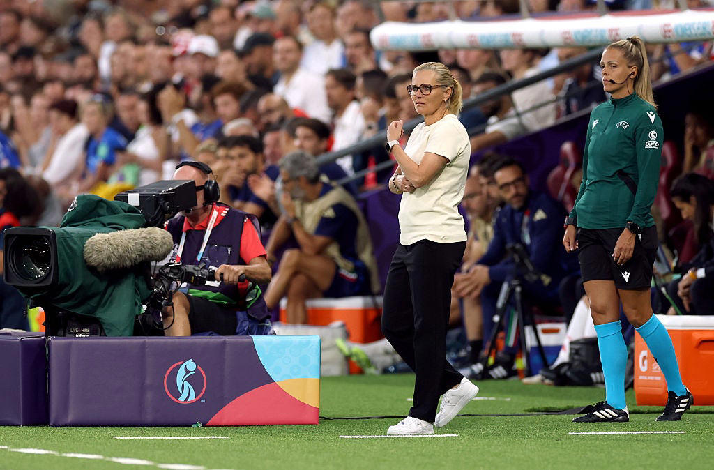 England v Italy LIVE: Latest Women's Euro 2025 updates , England reach Euro 2025 final after thrilling comeback, England reach Euro 2025 final after thrilling comeback, FULL TIME! England 2-1 Italy, The celebrations begin, FULL TIME! England 2-1 Italy, FULL TIME! England 2-1 Italy, ET Full-time! England 2-1 Italy, ET England 2-1 Italy, ET England 2-1 Italy, ET England 2-1 Italy, GOAL! England 2-1 Italy (Chloe Kelly, 119'), ET England 1-1 Italy, ET England 1-1 Italy, OH MY GOODNESS, ET England 1-1 Italy, ET England 1-1 Italy, ET England 1-1 Italy, ET England 1-1 Italy, ET England 1-1 Italy, ET Second half! England 1-1 Italy, One last push from England, ET Half-time! England 1-1 Italy, ET England 1-1 Italy, ET England 1-1 Italy, ET England 1-1 Italy, ET England 1-1 Italy, ET England 1-1 Italy, ET England 1-1 Italy, ET England 1-1 Italy, England 1-1 Italy, Full-time! England 1-1 Italy, Michelle Agyemang are you joking, GOAL! England 1-1 Italy (Michelle Agyemang, 90+6'), WOOOOOOOOOOWWWWWW W, England 0-1 Italy, Hannah Hampton is going up, England 0-1 Italy, England 0-1 Italy, England 0-1 Italy, England 0-1 Italy, England 0-1 Italy, More changes coming for England, England 0-1 Italy, 'Angst is beginning to set in', England 0-1 Italy, England 0-1 Italy, England 0-1 Italy, England 0-1 Italy, England 0-1 Italy, England 0-1 Italy, England 0-1 Italy, England 0-1 Italy, England 0-1 Italy, England 0-1 Italy, England 0-1 Italy, Bonansea gives Italy slender lead, 'Wiegman needs another rescue', Half-time! England 0-1 Italy, England 0-1 Italy, England 0-1 Italy, England 0-1 Italy, GOAL! England 0-1 Italy (Barbara Bonansea, 33'), England 0-0 Italy, England 0-0 Italy, England 0-0 Italy, England 0-0 Italy, England 0-0 Italy, England 0-0 Italy