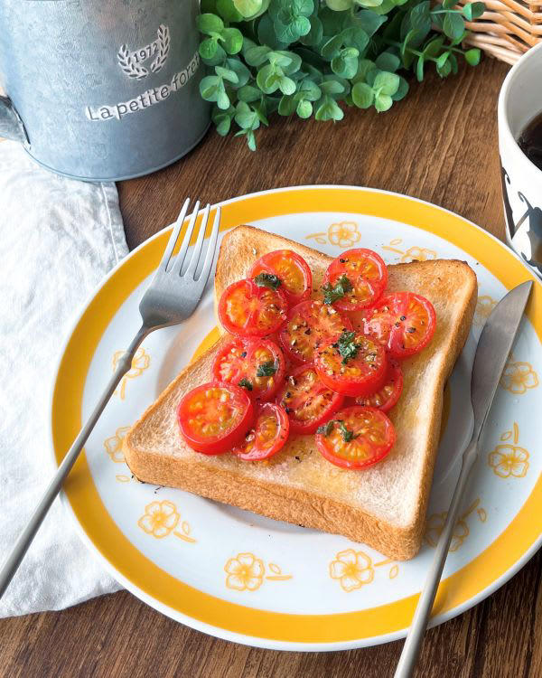 「朝ごはん」は心と体を整える大切な時間, お気に入り「ごちそうパン」レシピ2つ, からだ目覚める「ミニトマトのグリルトースト」レシピ, 甘さ控えめ「ココアのフレンチトースト」レシピ, 【プロフィール】みぃ*さん／会社員, 朝時間アンバサダーとは
